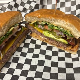 Bacon Avocado Cheese Burger