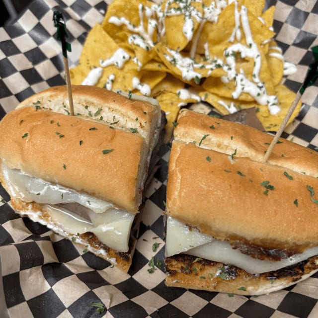 Hot Roast Beef Sandwich.