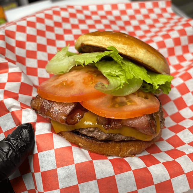 Logger's Jamboree Burger.