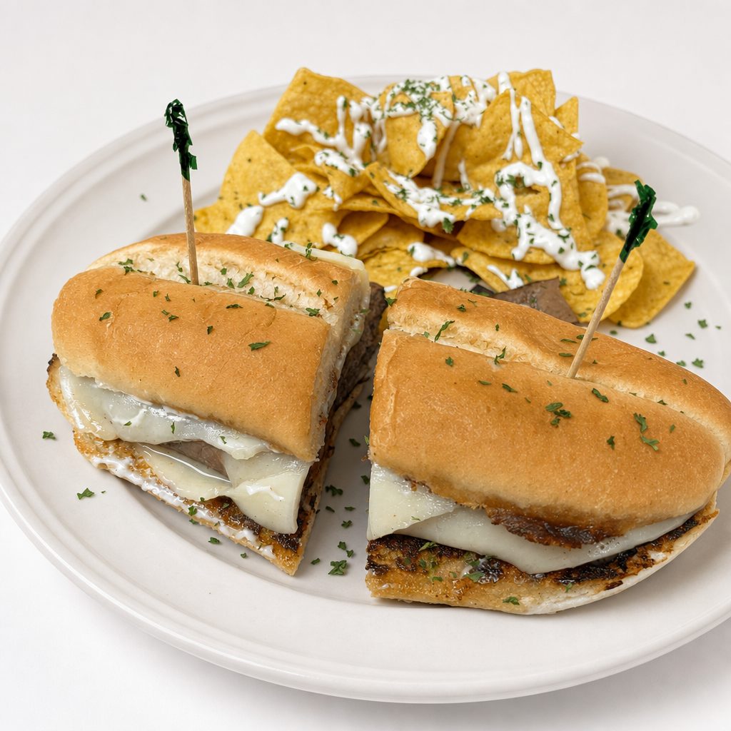 Hot Roast Beef Sandwich.