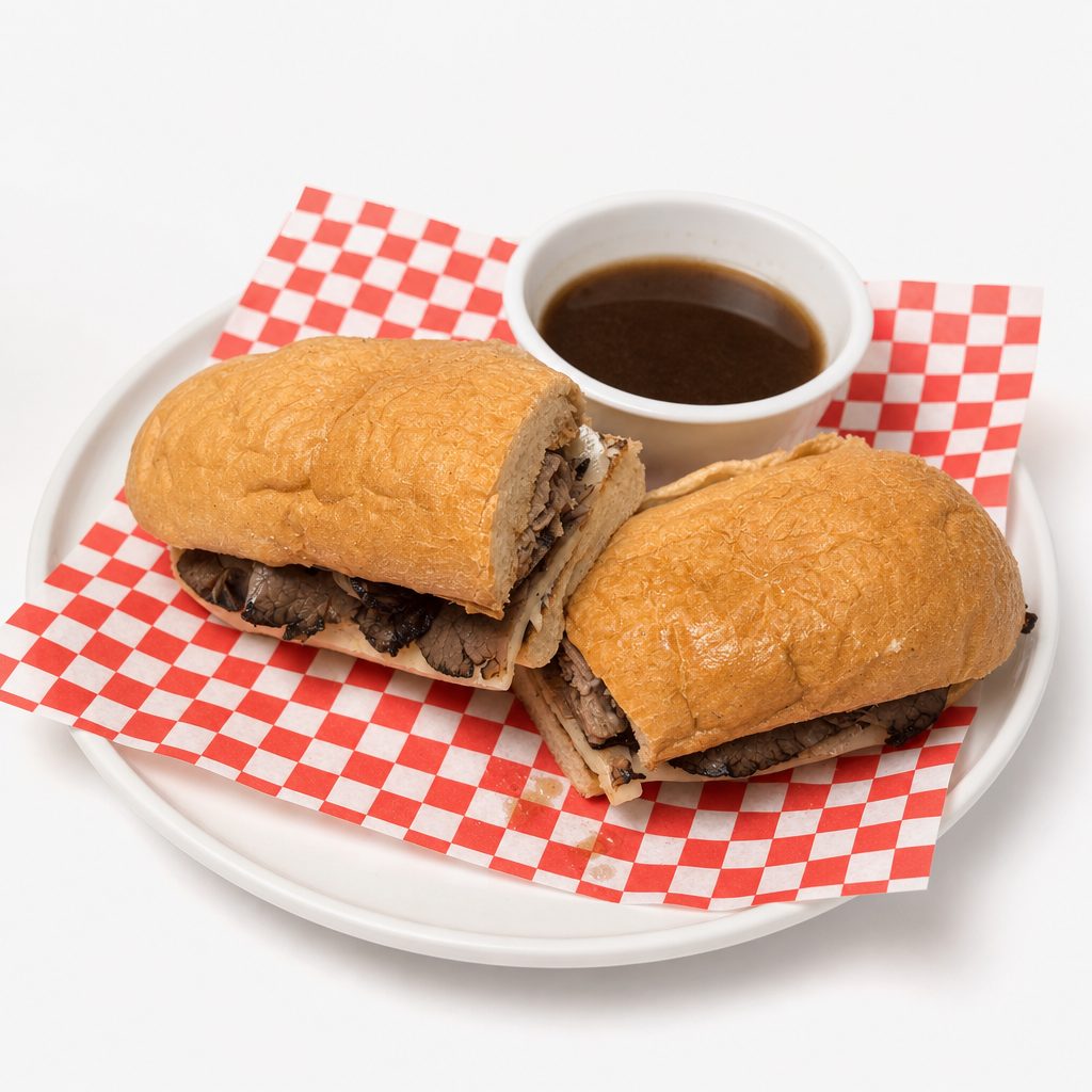 French Dip Sandwich.