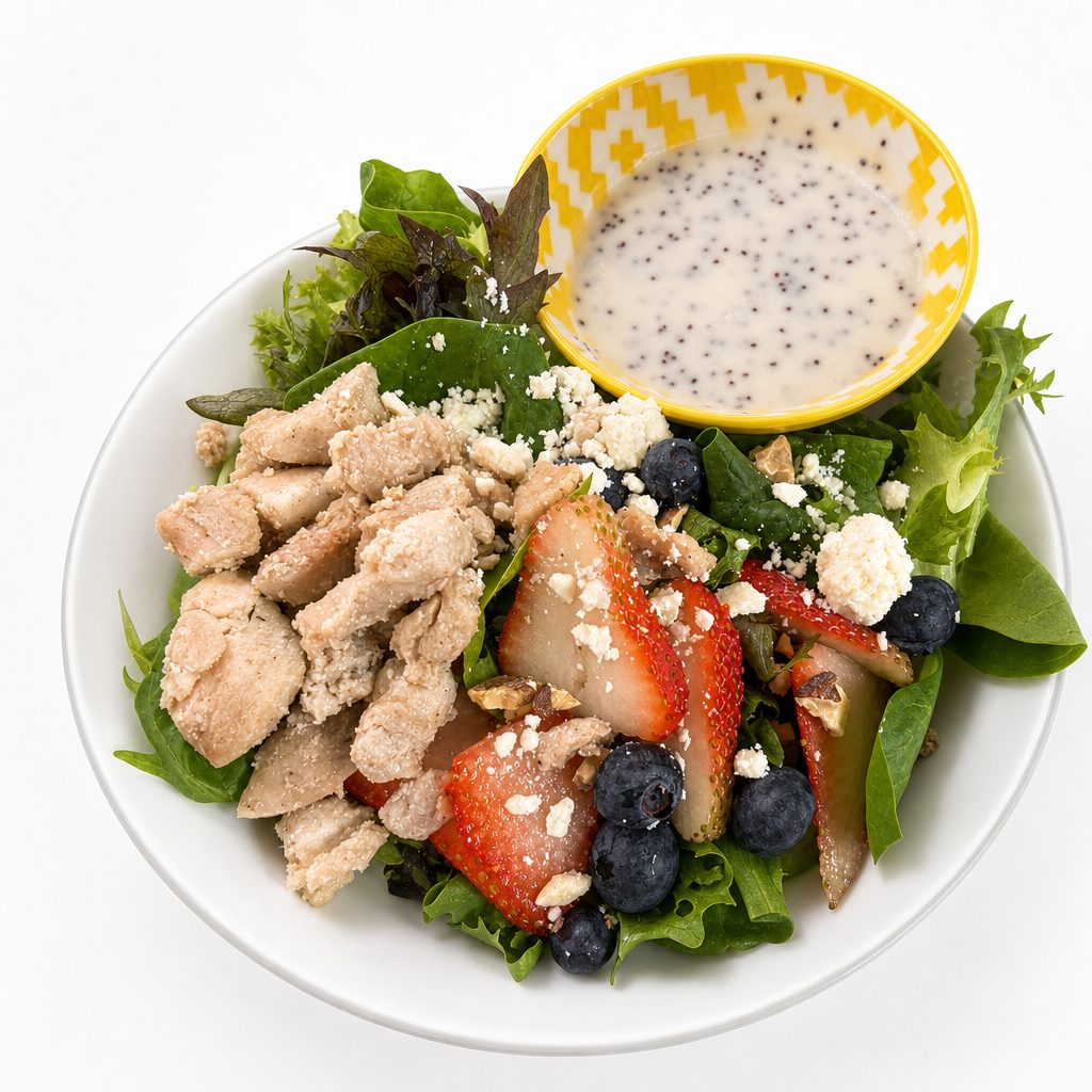 Chicken Berry Salad .