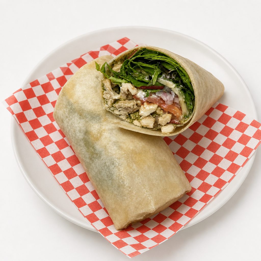 Chicken Pesto Wrap.