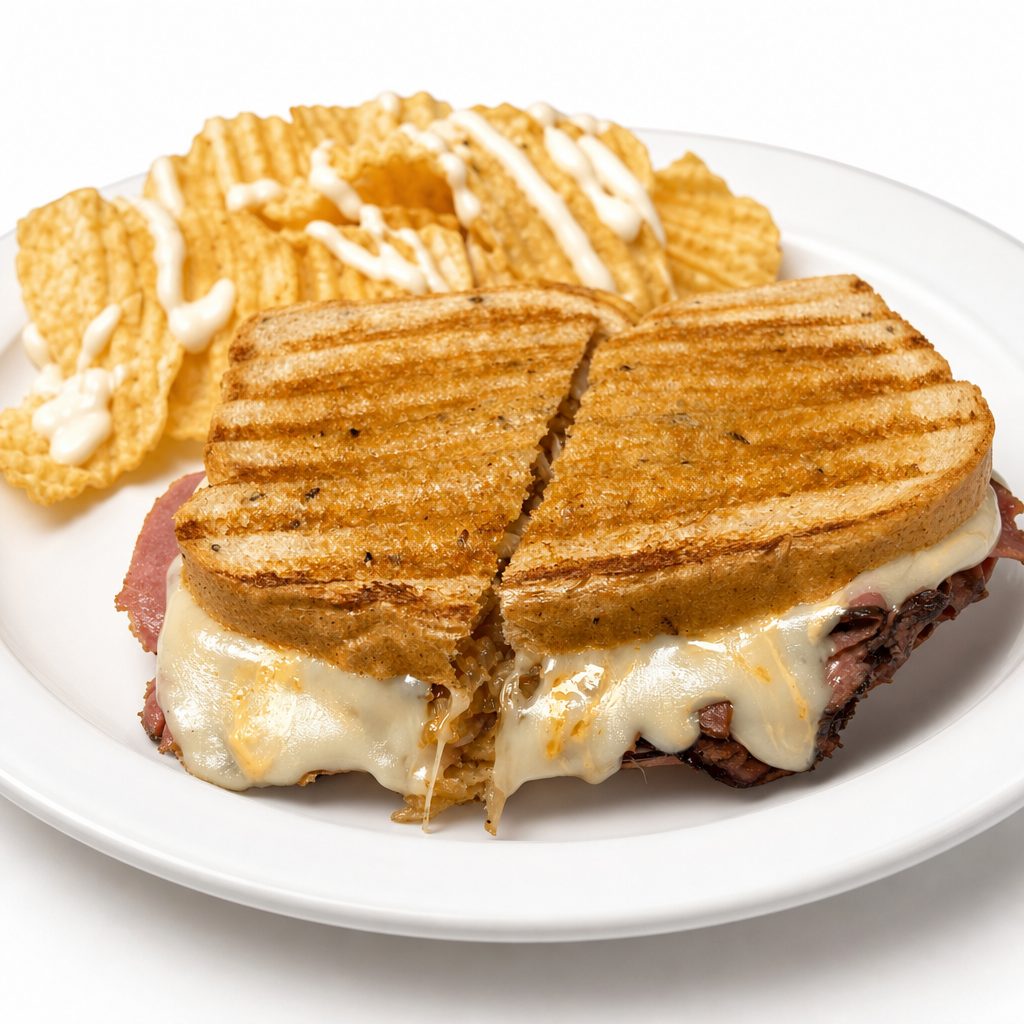 Russian Pastrami Panini.
