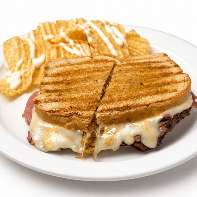 Russian Pastrami Panini.